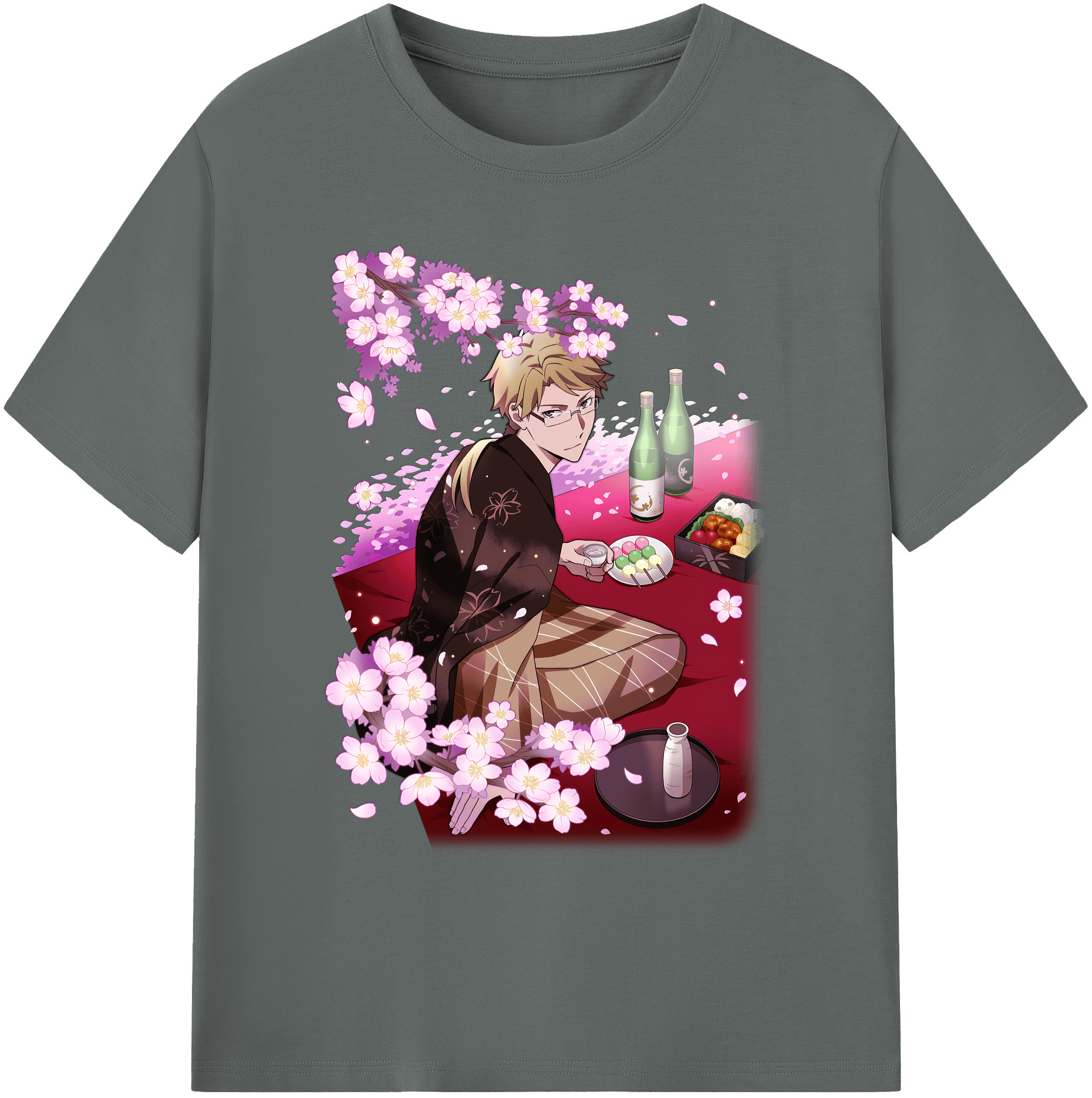 （画像用） 文豪ストレイドッグス Bungo Stray Dogs 綿100％ メンズ半袖Tシャツ｜肌触りやわらか＆通気性